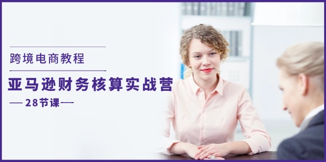 （11706期）跨境电商教程：亚马逊-财务核算实战营（28节课），大佬商机网