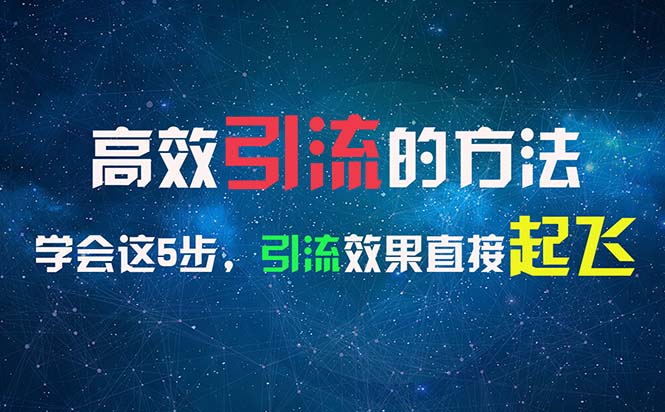 （11776期）高效引流的方法，可以帮助你日引300+创业粉，一年轻松收入30万，比打工强，大佬商机网